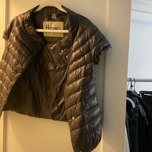 Herno Iconico puffer vest chocolate brown size 38 (2)